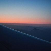 розовый закат