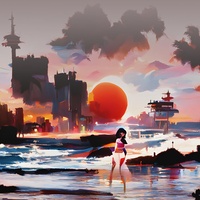 Beach in the Caribbean