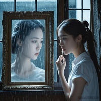 窗外的雨