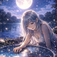 月の鏡