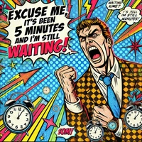 EXCUSE ME, IT’S BEEN 5 MINUTES AND I’M STILL WAITING!