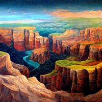 Flying in the Grand Canyon