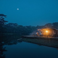 A piano in the moonlight