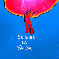 se sube la falda