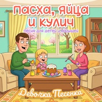 Пасха, яйца и кулич (песня для детей и малышей)