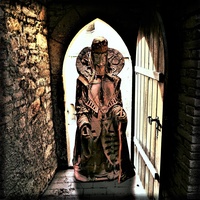 My Magic Flute in Ruins of Medieval Castle