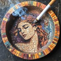 Girl In The Smoking Area