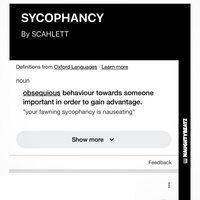 Sycophancy