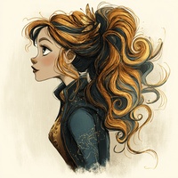 I did my hair well today.