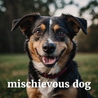 Mischievous dog
