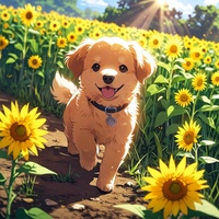 Summer Walk with My Pup