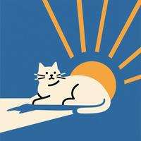 A Perfect Day for Meowing