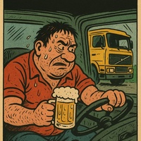 DRICKER ÖL OCH LUKTAR DIESEL