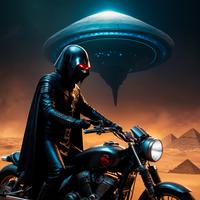 Darth Vader Biker