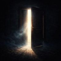 Walking through the door