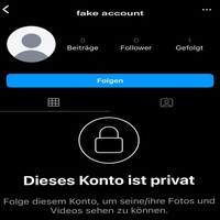 fake account