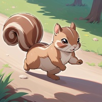 Squirrel Walking