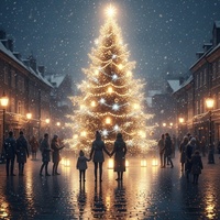 The Sacred Glow of Christmas Night