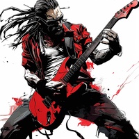 rock electric guitar