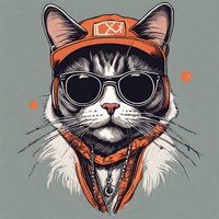 Metal cat