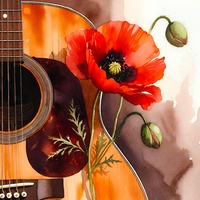 Ambient guitar for morning coffee