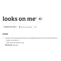 LOOKS ON ME
