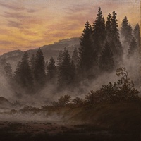 the fog slowly dissipates