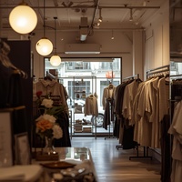 Soft Lights Inside the Store