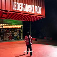 Lederjacke Rot