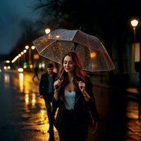 В этот дождливый день.