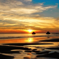 Warm Ocean Waves of Tulum, Mexico