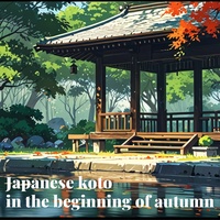Japanese koto in the beginning of autumn