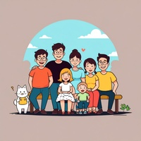 let's be with the family