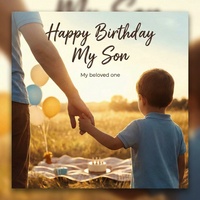 Happy Birthday My Son, My Beloved One